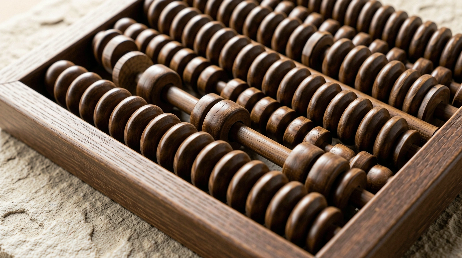 Abaque ancien en bois