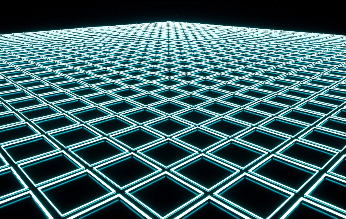 Labyrinthe mathématique en bois